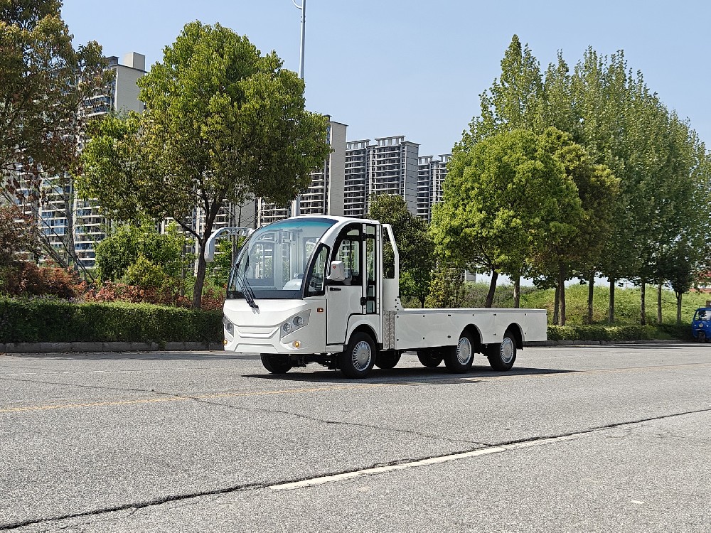 2座电动平板货车